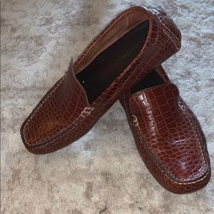 Cole Haan women’s brown leather loafers 7.5